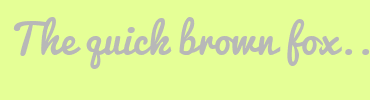 Image with Font Color B8B8B8 and Background Color E5FF96